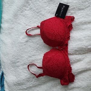 Smart & Sexy Red Bra NIP size 34A